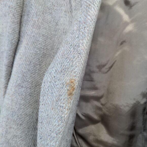 Circle S Men's Blazer Suit Jacket 38R Long Sleeve Tan Single Breasted Lined - Picture 5 of 14